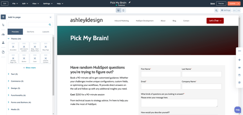 Creating Effective Landing Pages in HubSpot