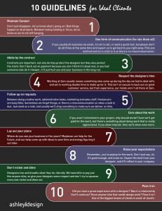 10 guidelines for the ideal client