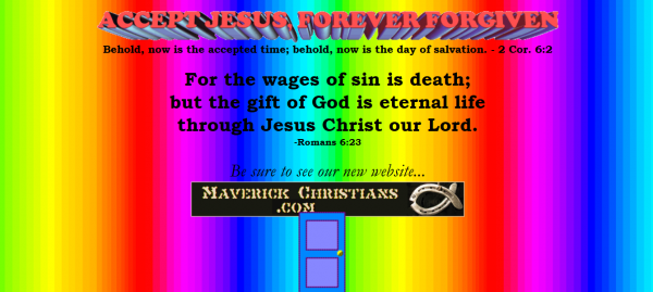 An example of poor mix of colors for a web site