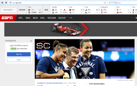 ESPN desktop
