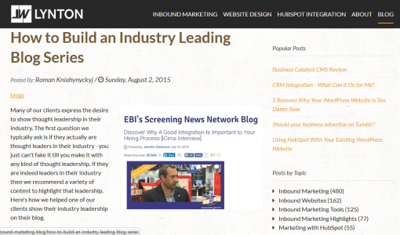 The 17 Inbound Marketing Blogs You Should Read Example
