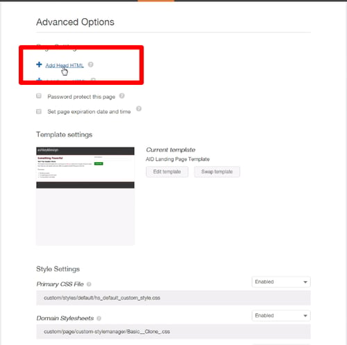 add html heading