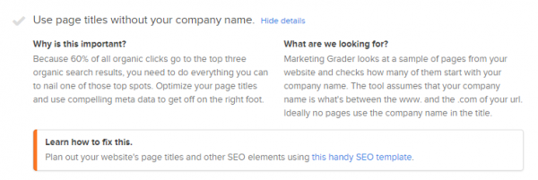 ashleyidesign.com   Free Website Review   HubSpot s Marketing Grader