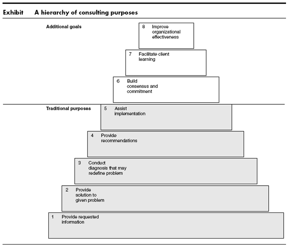 hierarchy of consulting purposes