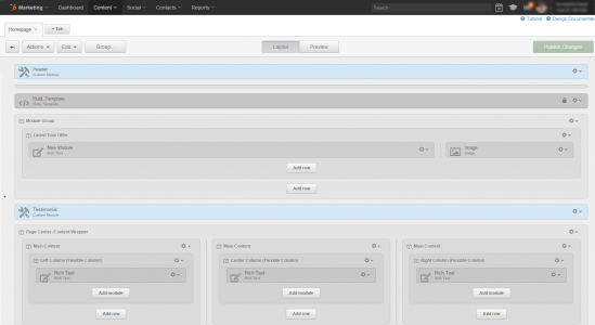 hubspot cos backend template builder
