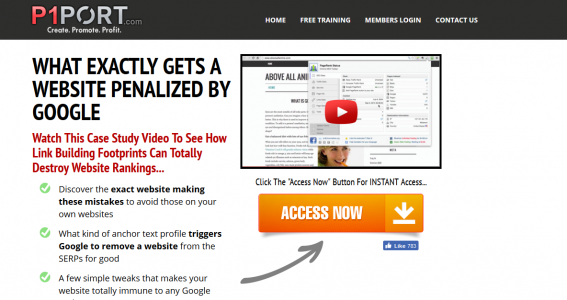 squeeze page